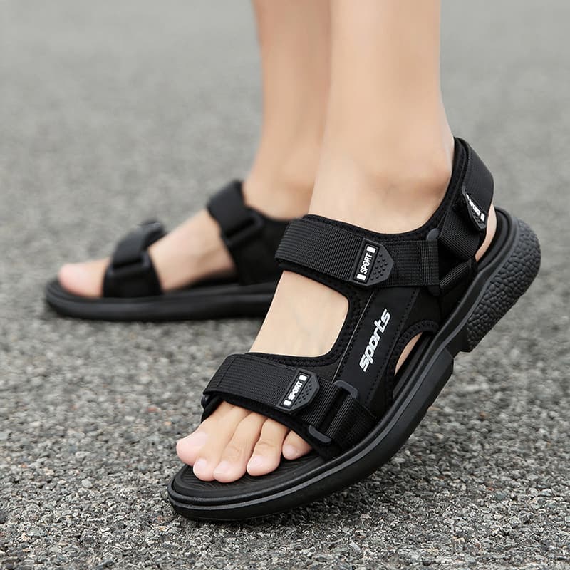 Factory Wholesale Cross-Border Men's Sandals Men's Summer New Breathable Outer Wear Foreign Trade Soft Sole Versatile Beach Trend Ready Stock