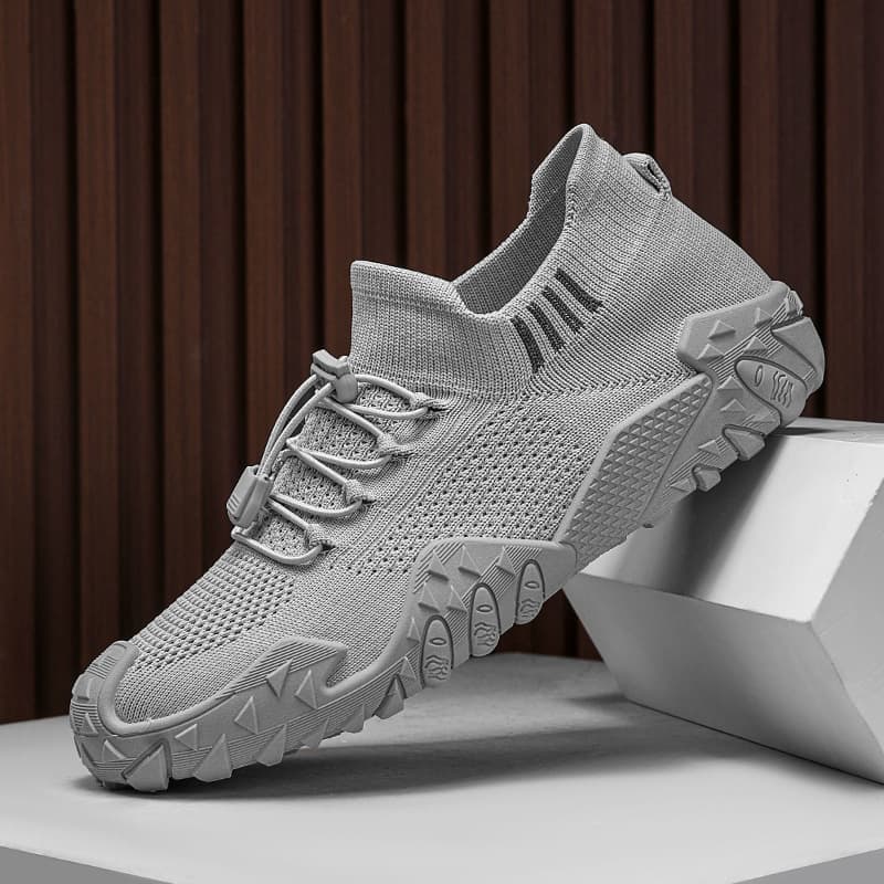 Fly-Knit Shoes, Socks, Slip-On Slip-Ons, Fashionable and Versatile Breathable Sports Shoes for Men, Drop Shipping
