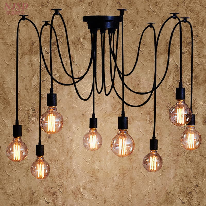 Creative Chandelier Coffee Office Scattered Flower Tiangu Scattered Flower Industrial Style Clothing Store Spider Office Lamp Restaurant Tiangu