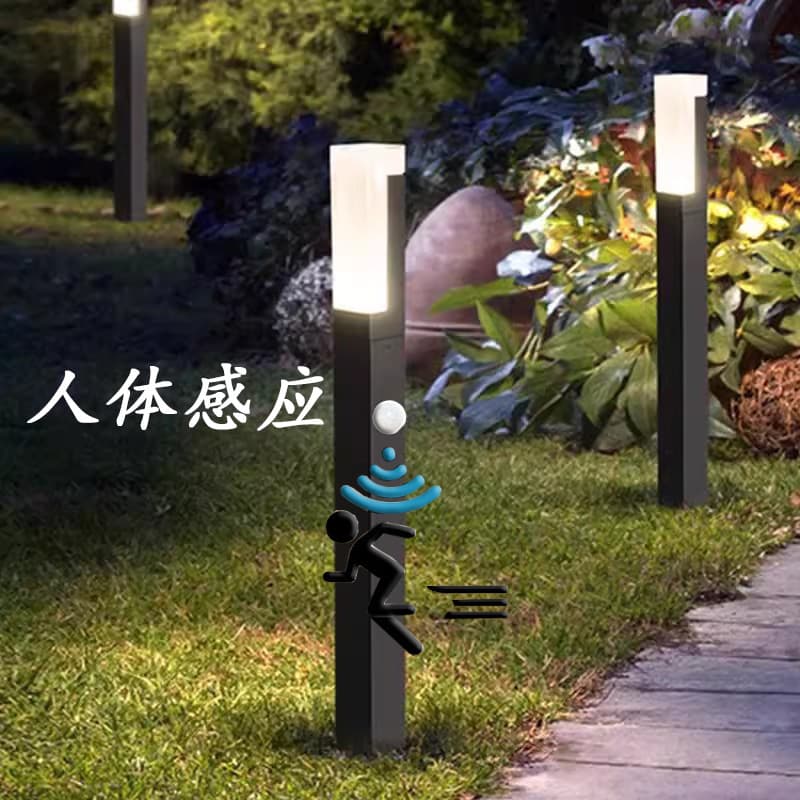 Lawn Lamp Outdoor Waterproof Garden Lamp Villa Garden Lawn Landscape Lamp Outdoor Simple Floor High Pole Street Lamp