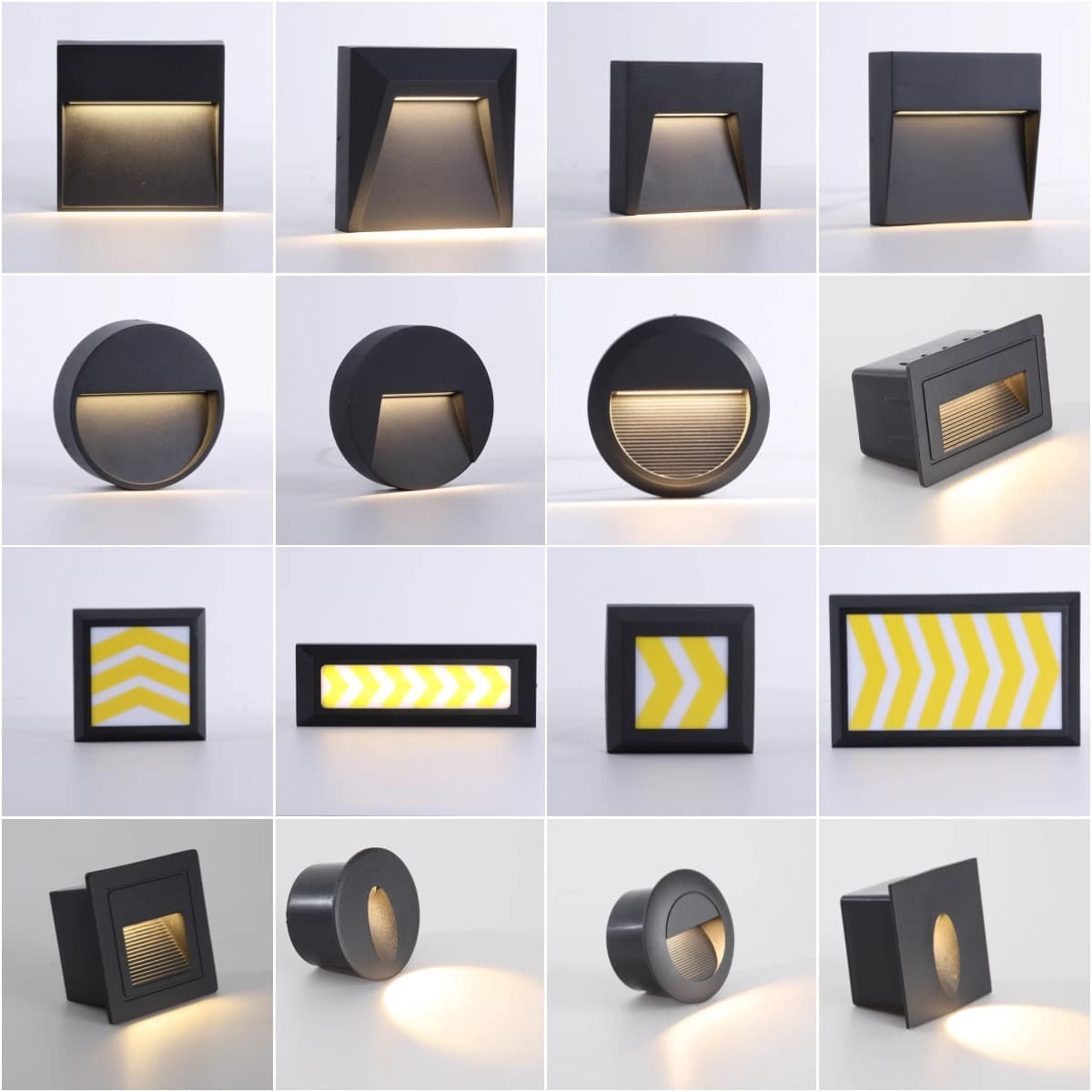 Outdoor Waterproof Embedded Foot Lamp Outdoor Step Lamp Step Away Stair Corner Human Body Induction Step Lamp