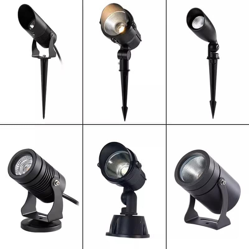 Spotlight Outdoor Landscape House Courtyard Ground Lamp Outdoor Garden Lawn Lamp Tree Lamp Waterproof Mud Tree Lamp
