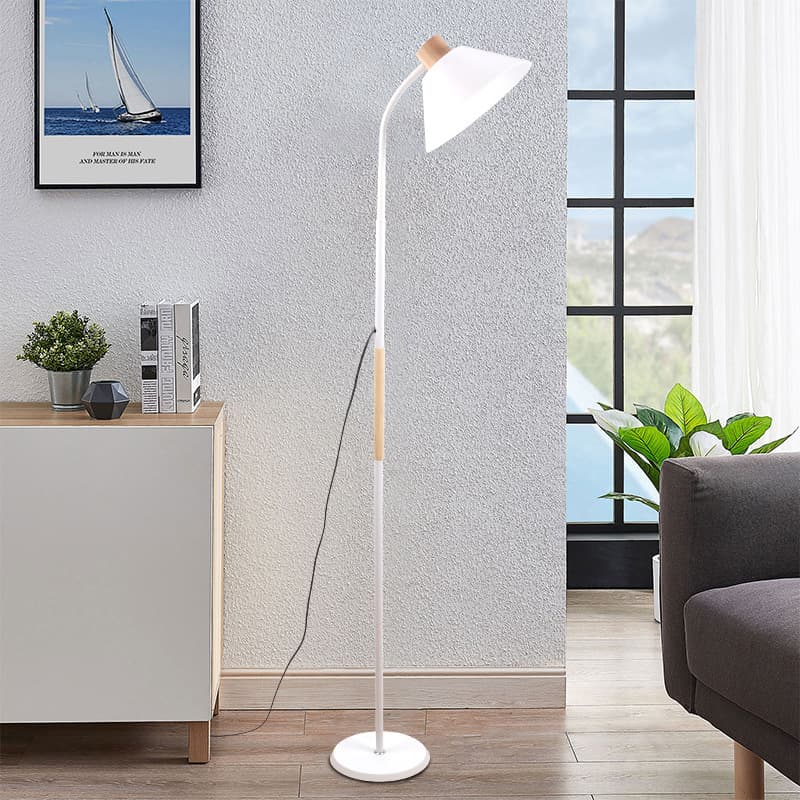 Ins Floor Lamp Living Room Sofa Acrylic Lampshade Modern Simple Bedroom Bedside Vertical Table Lamp Super Bright