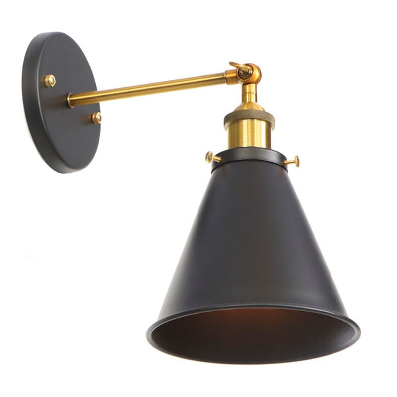 Industrial Style Wall Lamp Wrought Iron Creative Stylish Loft Bar Clothing Store Theme Restaurant Living Room Aisle Retro Wall Lamp