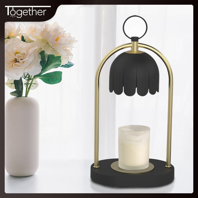 Yu Valley Lily of the Valley Melted Wax Lamp Marble Ins Aromatherapy Lamp Bedside Melted Candle Lamp Fragrance Table Lamp Night Light Customization