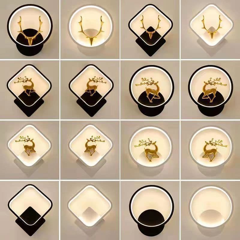 New Style Simple Nordic Wall Lamp Bedroom Bedside Lamp Led Internet Popular Wall Lamp for Stairs