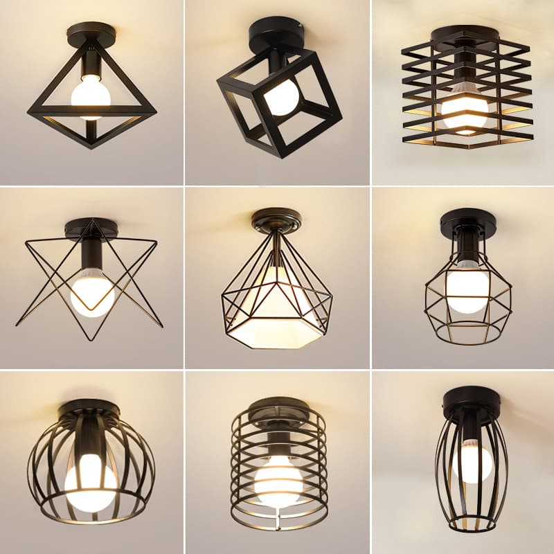 Main aisle Corridor light simple modern entrance geometric ceiling light hotel private room balcony small size lamps