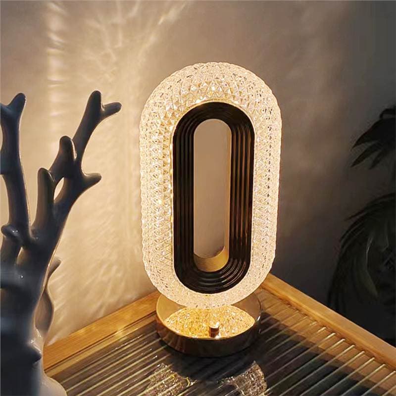 Cross-border Nightlight Starry Eye Runway Table Lamp Acrylic Wedding Long Bright Lamp Wedding Room Decoration Gift-giving Indoor Bedside Lamp
