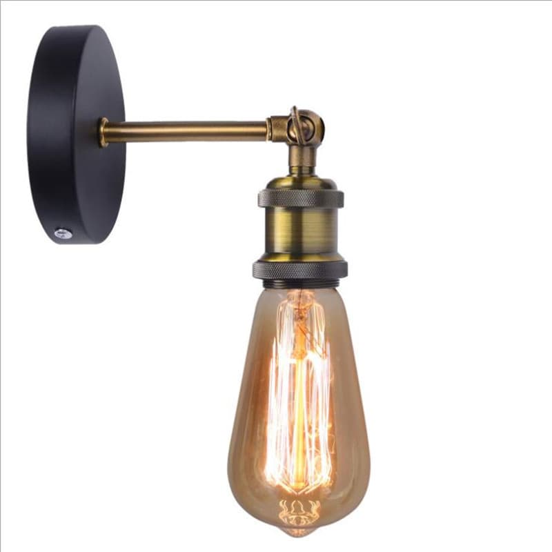 Cross-border Hot Iron Vintage American Wall Lamp Living Room Corridor Entrance Balcony Decorative Lighting