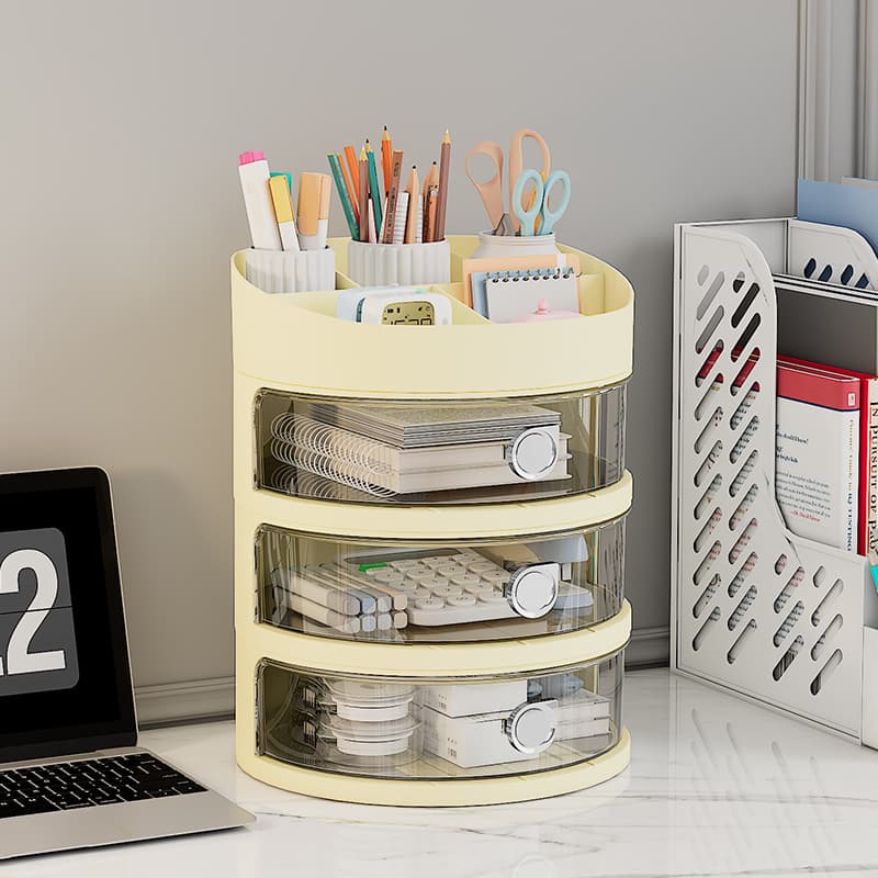 Lipstick Makeup Box, Cosmetics Storage Box, Drawer-Type Desktop Storage Cabinet, Dressing Table, Household Large-Capacity Storage Box