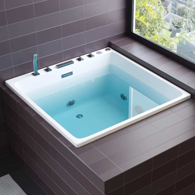 Embedded Bathtub Homestay Acrylic Small Apartment Household Insulated Bathtub Adult Bathtub Bathtub Adult Inlay