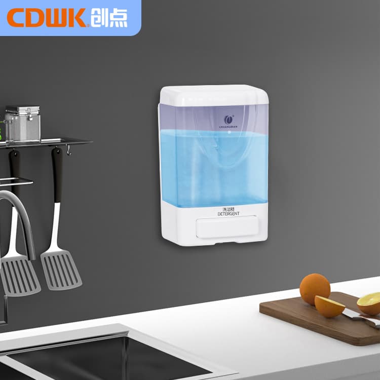 Chuangdian soap dispenser kitchen detergent press machine shopping mall toilet soap dispenser 1000ml toilet hand sanitizer box