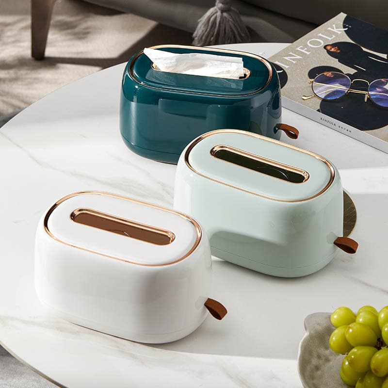 Hayan Haiying Tissue Box Paper Box Home Living Room High-End Creative Storage Wall-Mounted Spring Napkin Box