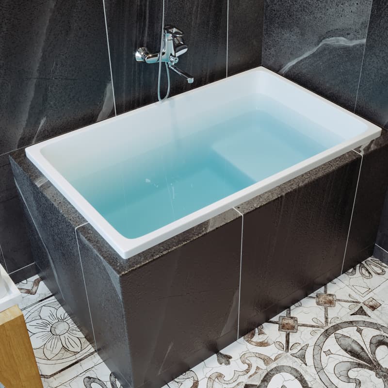 Customized Built-In Deep Soaking Bathtub for Home Use