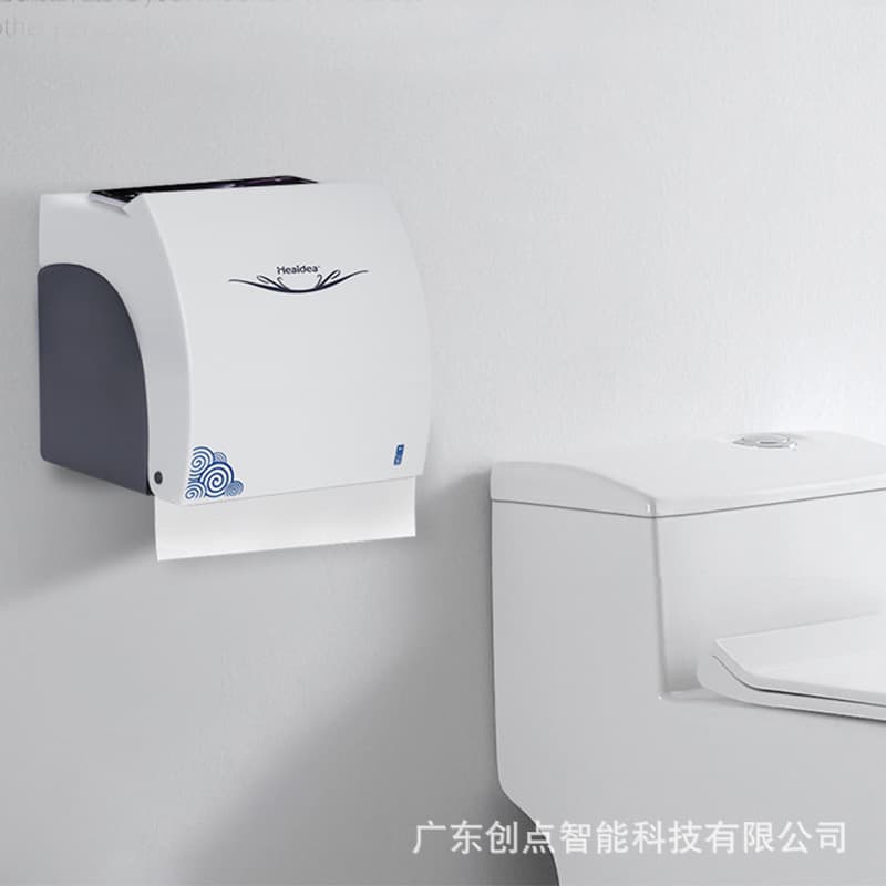 Chuangdian Bathroom Toilet Paper Holder Small Roll Paper Towel Holder Toilet Paper Box Bathroom Kitchen Paper Towel Holder for Home and Commercial Use