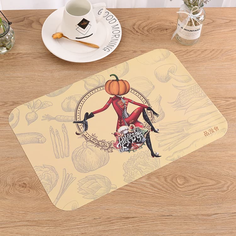 Wow, Amazon Bowl Mats, Heat-Insulating Table Mats, Creative Home Coasters, Oil-Proof and Waterproof, Simple Western-Style Dining Mats, Custom-Made