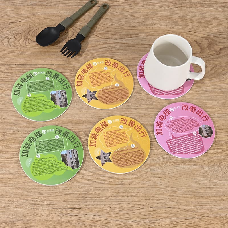 Heat Insulated Placemat Waterproof Non-slip Placemat Advertising Creative Non-slip Table Mat Logo Customized Creative Tea Mat Customized
