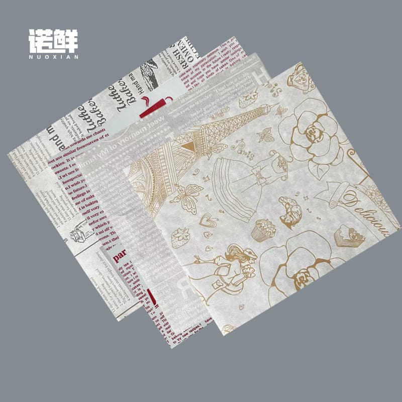 Net red pulp hamburger box baking oil paper cake oil absorbing paper baking tray oil paper butter paper tray pad paper pad tray paper