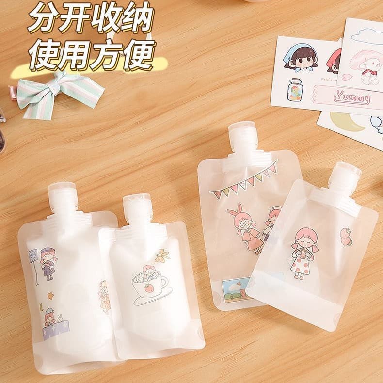 Packing Bag Cosmetic Lotion Body Soap Shampoo Travel Portable Small Facial Cleanser Packing Bag