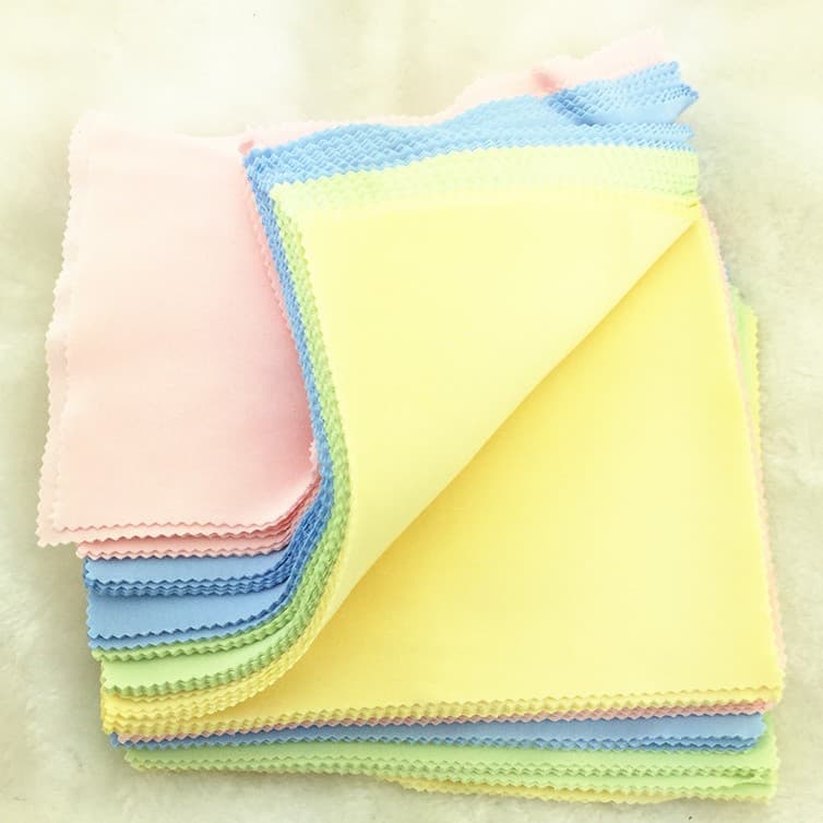 Rock manufacturers fine fiber glasses cloth mobile phone wiping cloth needle three glasses cloth napkin cloth deerskin cloth