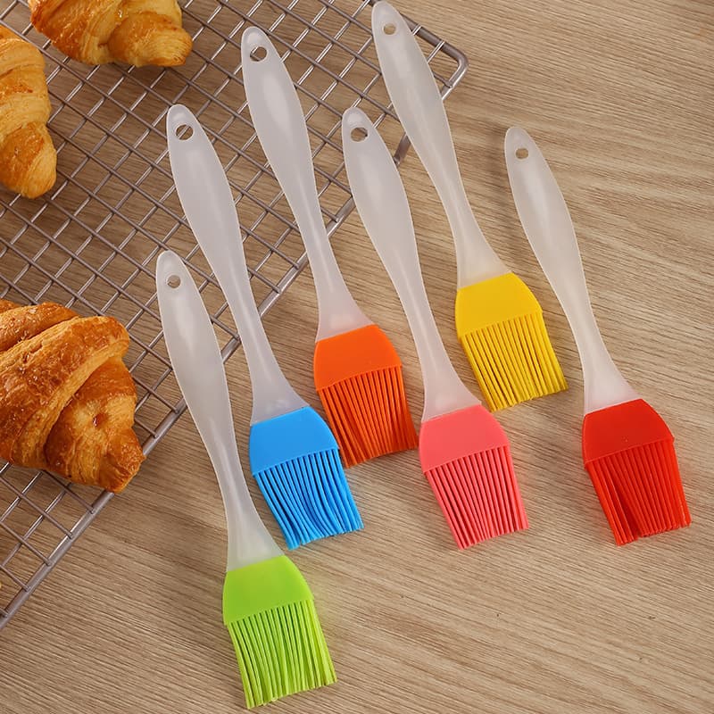 Mini Silicone Oil Brush Split Cake Cream Brush High Temperature Resistant Kitchen Baking Brush Barbecue Brush Sauce Tools Household