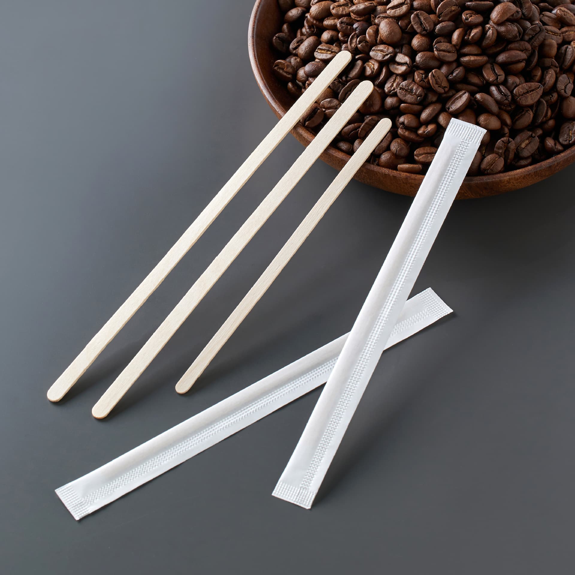 Disposable Coffee Stirring Stick Wooden Long Handle Baby Milk Powder Stirring Stick Hot Drink Separate Packaging Honey Stirring Stick