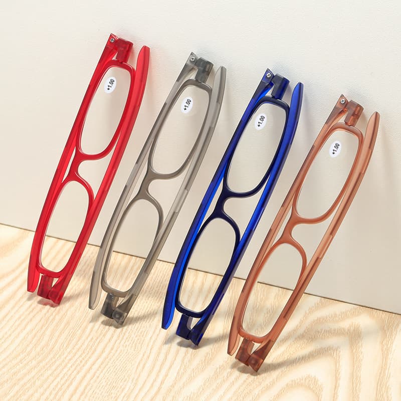New 360 Rotating Presbyopic Glasses Men's Folding Fashionable Old People's Glasses 1953 Presbyopic Glasses Women's Stall Presbyopic Glasses