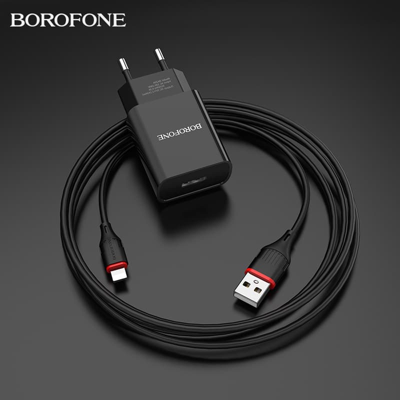 Borofone BA20A Rui Yue single charger for Apple mobile phone European universal charging head suit