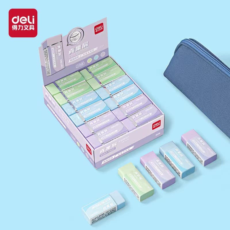 Deli VP149C Eraser Scrap Collection Eraser Color Eraser Soft and Comfortable Clean Eraser