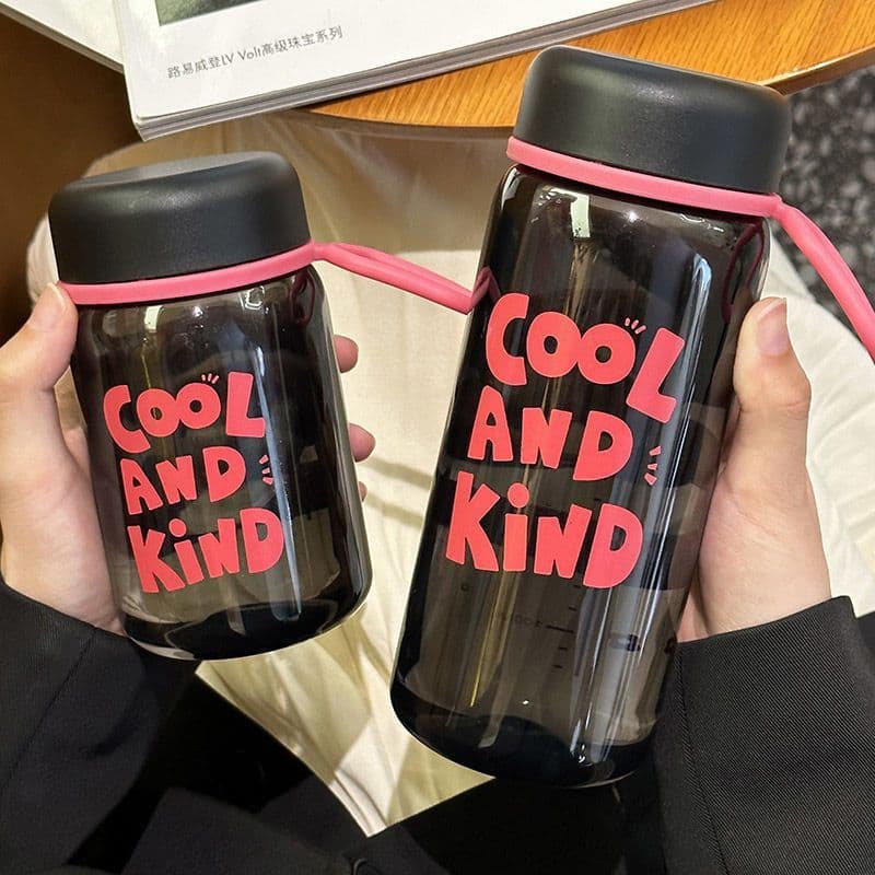 Handheld Water Cup High-value Anti-scalding Ins Style Portable Simple Student Girl High-temperature Explosive Cup Plastic Cup