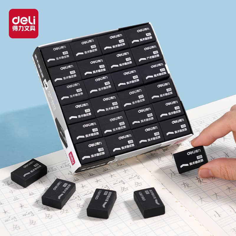 Deli VP175 Eraser Art Eraser 4B Easy Eraser Less Scrap Learning Exam Art Sketch Eraser