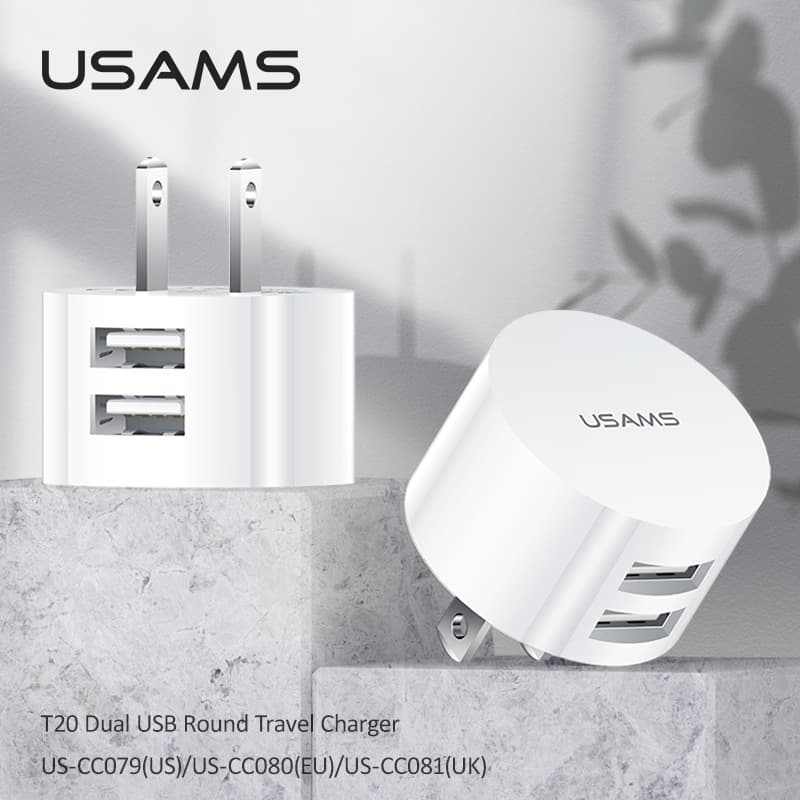 5V2A charger dual usb charging head 5v1a power adapter mobile phone charger fast charging head European standard British standard