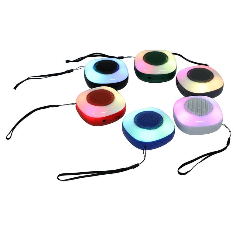 Private Model Hot-Selling Mall Gift Bluetooth Speaker Mini Speaker Cross-Border Outdoor Portable Rgb Running Lights Wireless