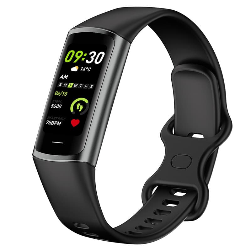 New C68L Smart Bracelet Pedometer Heart Rate Blood Pressure Music Control Sleep Monitoring Body Temperature Men's Watch