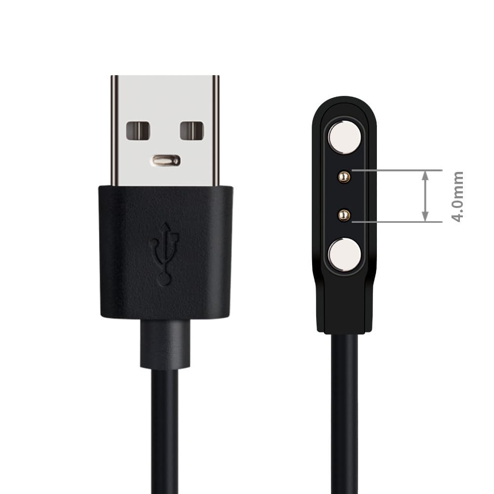 Universal Smart Watch 2P4P5P Contact Magnetic Charging Cable 2-Pin Bracelet Data Cable USB Durable Wireless Digital