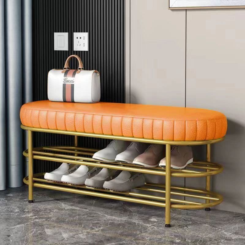 Entryway Shoe-Changing Bench for Home Use, Light Luxury Creative Shoe Cabinet with Seat, Integrated Foyer Shoe-Changing Bench, Simple Shoe Cabinet Furniture