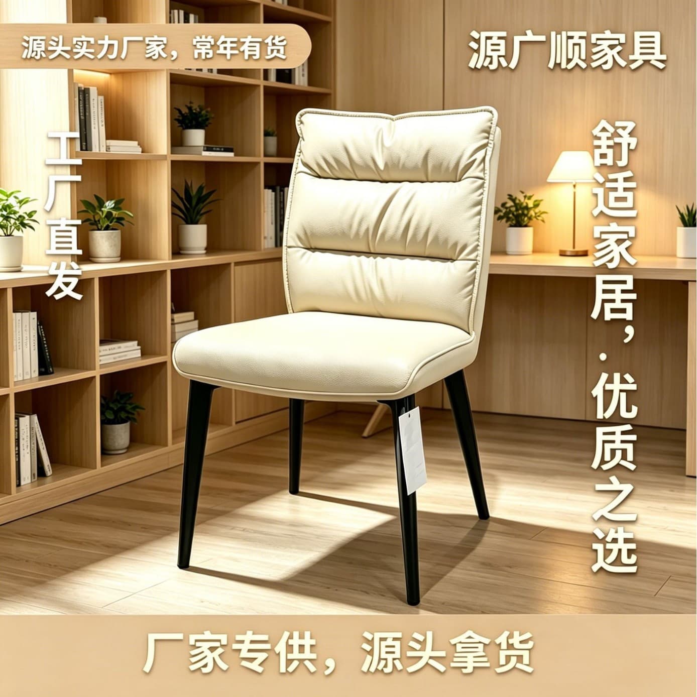 Modern Minimalist Dining Chair, Italian-Style Minimalist Home Dining Chair, Light Luxury Restaurant Modern Minimalist Dining Table and Chairs