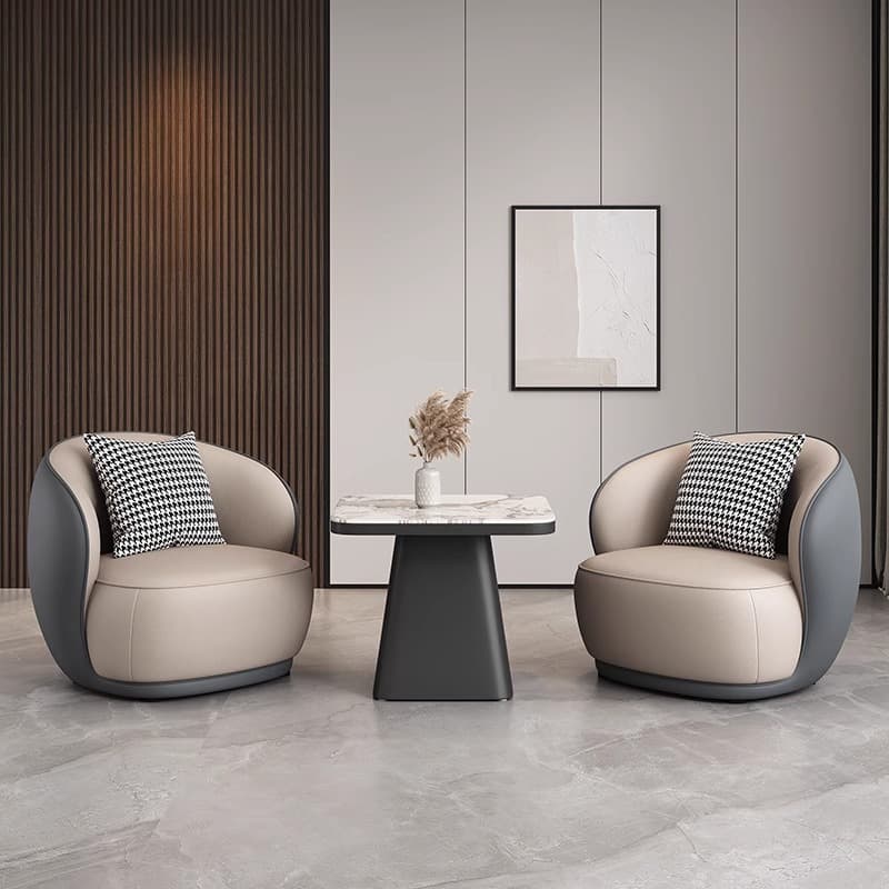 Negotiation Table and Chair Set, Light Luxury Modern Rest Area, Reception Table, Negotiation Table, Sales Office, Beauty Salon Reception