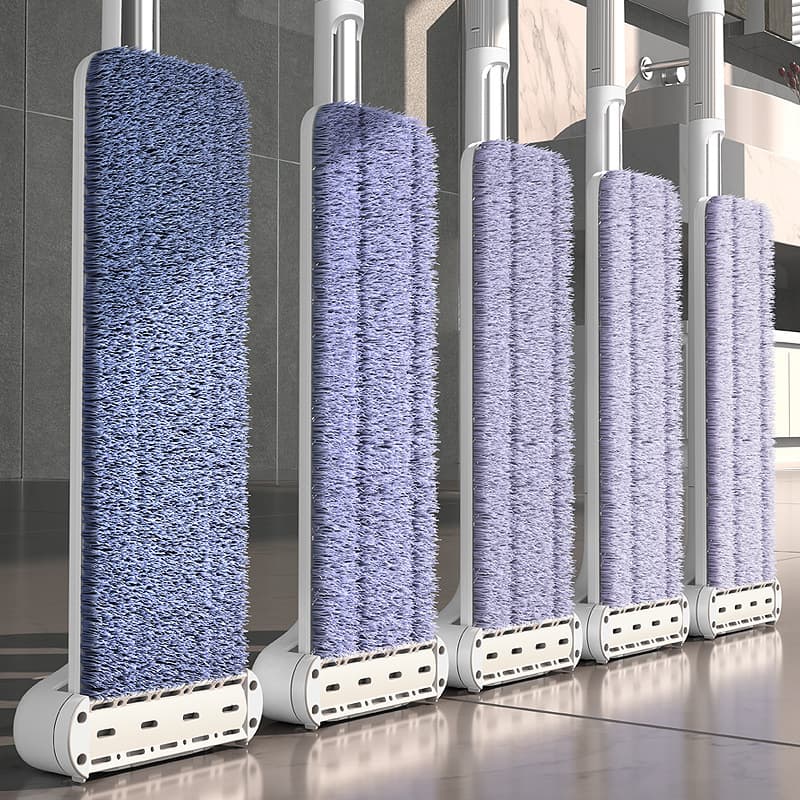Hand-free Flat Mop Household Wooden Floor Tile Mop Mop Lazy Flat Mop Artifact Mop Wholesale