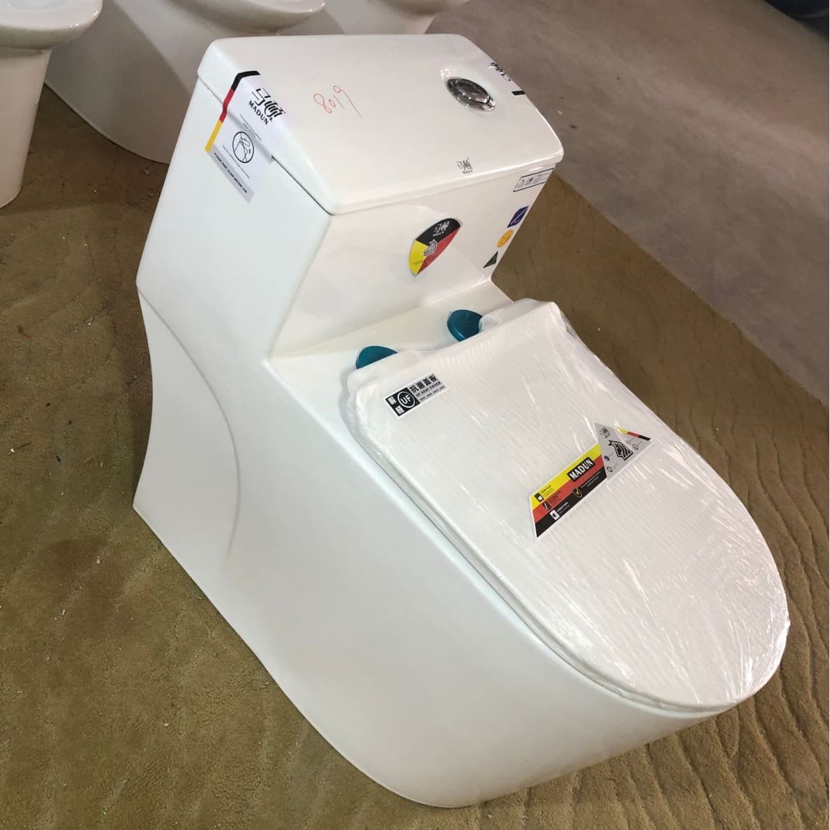 Martin Toilet Siphon Type Large Pipe Household Flush Toilet Large Diameter Direct Flush Water-Saving Toilet