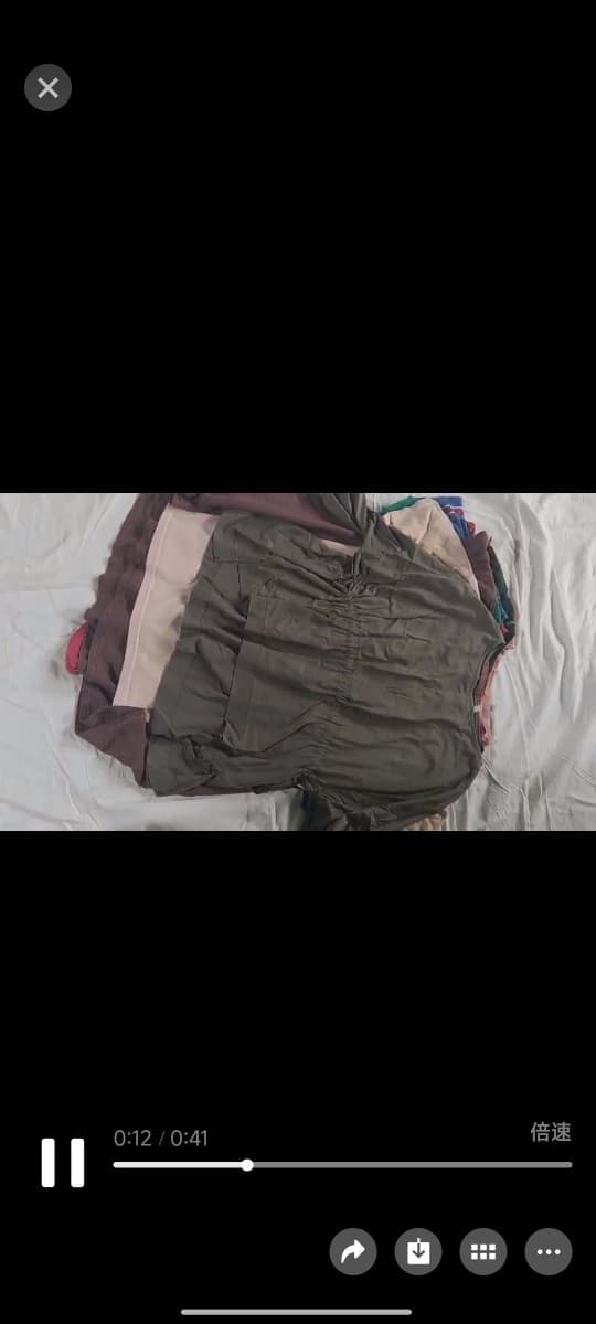 Selling Second-Hand Clothes and Old Shoes by the Pound for Export to Africa and Southeast Asia Cross-Border Supply Women's T-Shirts Short-Sleeved B2 Yuan 0.5kg