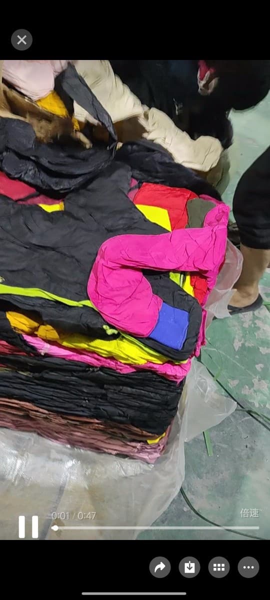Second-Hand Clothes from Africa, Women's Cotton Jackets, Coats, Etc. 2 Yuan, 3 Yuan, 0.5kg Yuan, 0.5kg Yuan Per Pound