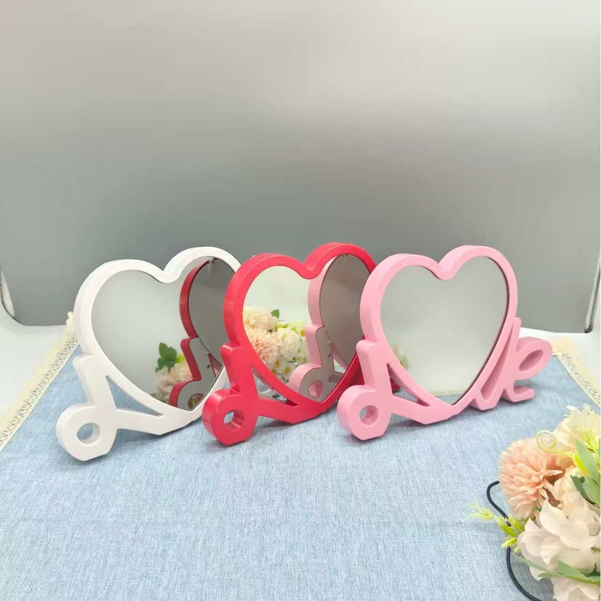 Led Photo Frame Light, Light-Up Photo Frame, Turn Off the Light, It Is a Mirror, Turn on the Light, It Is a Photo Frame, Multi-Functional Night Light, Table Lamp, Photo Frame, Export