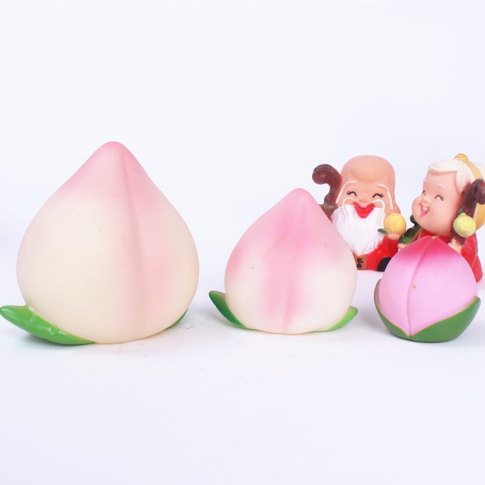 Birthday Cake Birthday Peach Ornaments Birthday Cake Decoration Ornaments Vinyl Peach Flat Peach Decoration Gift Ideas